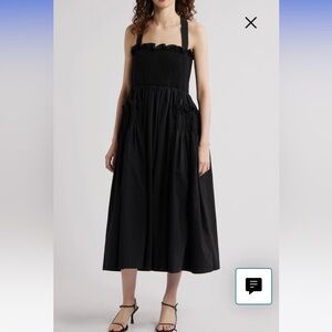 Sister Jane Black Midi Dress